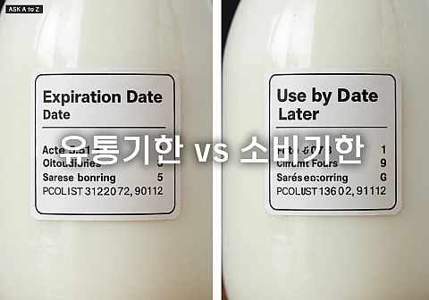 식품 날짜의 진실: 유통기한 vs 소비기한, 무엇이 다를까?