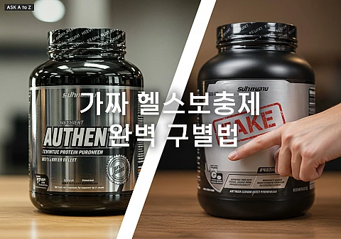 내 몸에 독? 가짜 헬스보충제 완벽 구별법으로 안전하게 섭취하세요