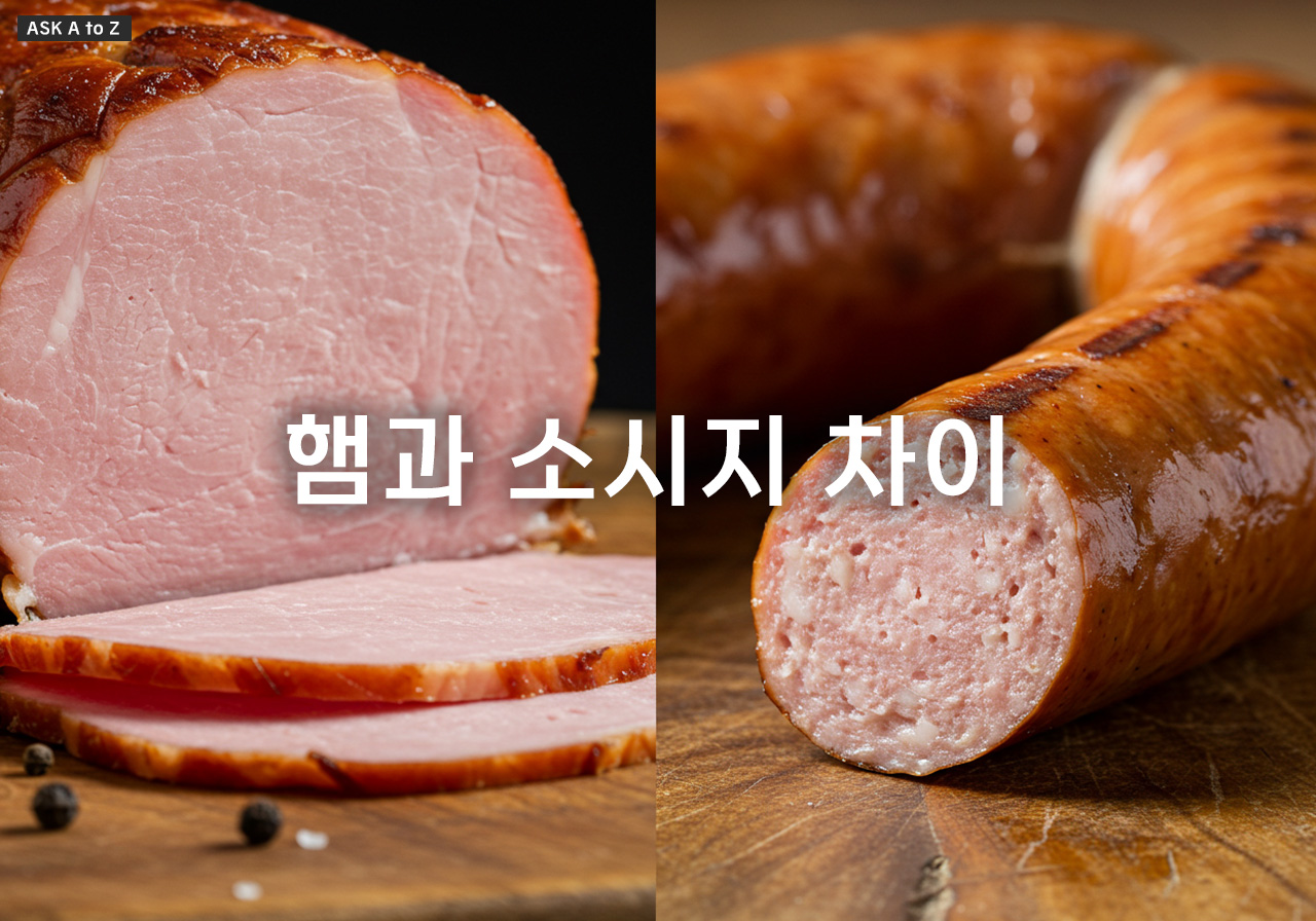 햄과 소시지, 헷갈리지 마세요! 제조 방식부터 다른 결정적 차이