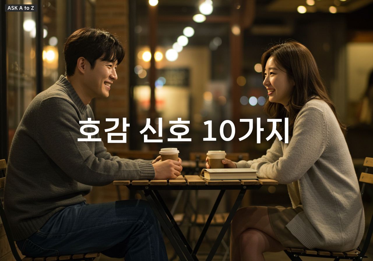 썸인가요? 상대방의 호감 신호 10가지 완벽 분석!