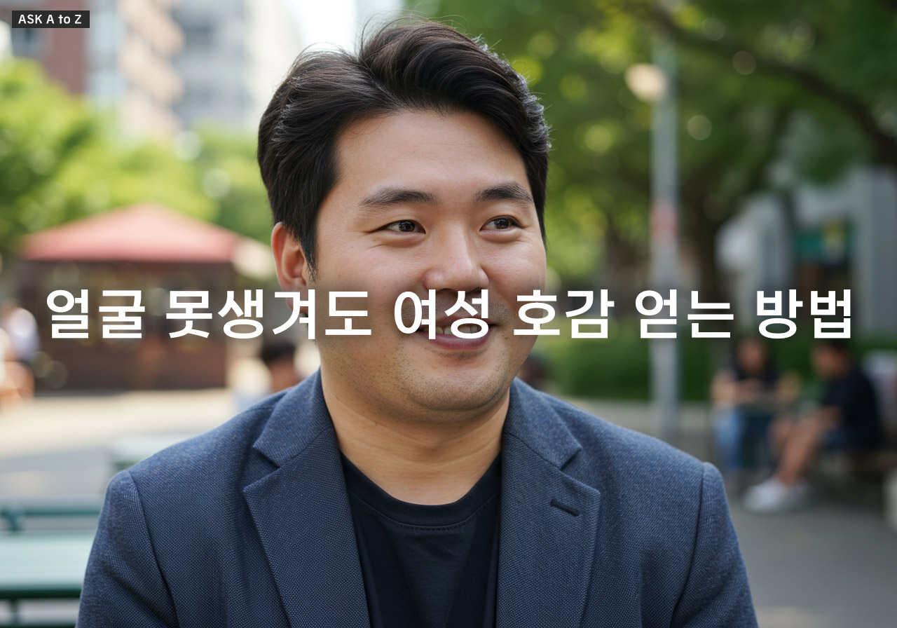 못생겨도 괜찮아! 진정한 남자의 매력 발산법