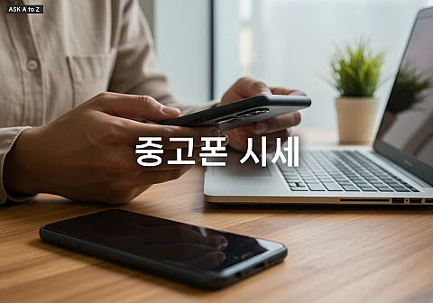중고폰 시세, 지금 바로 확인하는 법!