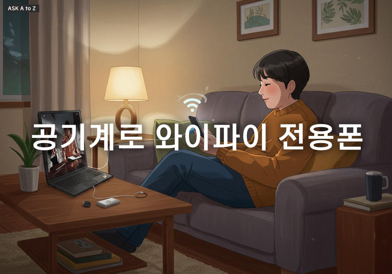 유심 없어도 OK! 공기계로 와이파이 전용폰 만들기