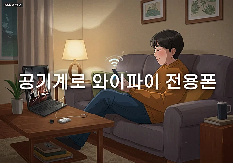 유심 없어도 OK! 공기계로 와이파이 전용폰 만들기
