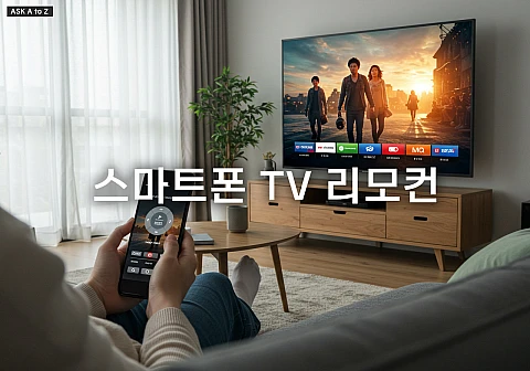 리모컨 없이 TV 보기: 스마트폰 하나면 충분!