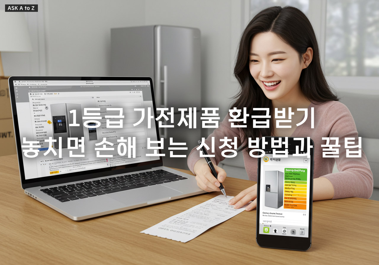 1등급 가전 환급 신청 방법: 대상, 서류, 절차 완벽 정리