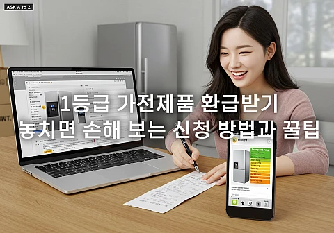1등급 가전 환급 신청 방법: 대상, 서류, 절차 완벽 정리