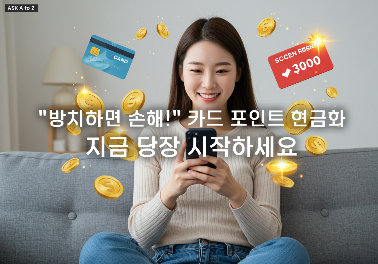 카드포인트 환급, 숨은 돈 찾아 현금으로 바꾸는 법
