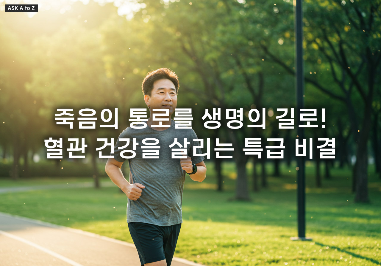 혈관 건강에 좋은 생활 습관: 혈관 노화 막는 5가지 방법