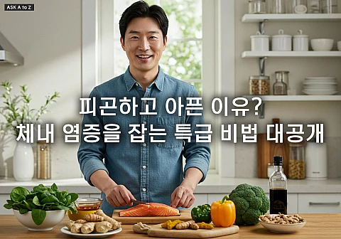 체내 염증 수치 낮추는 방법, 식습관부터 바꿔보세요