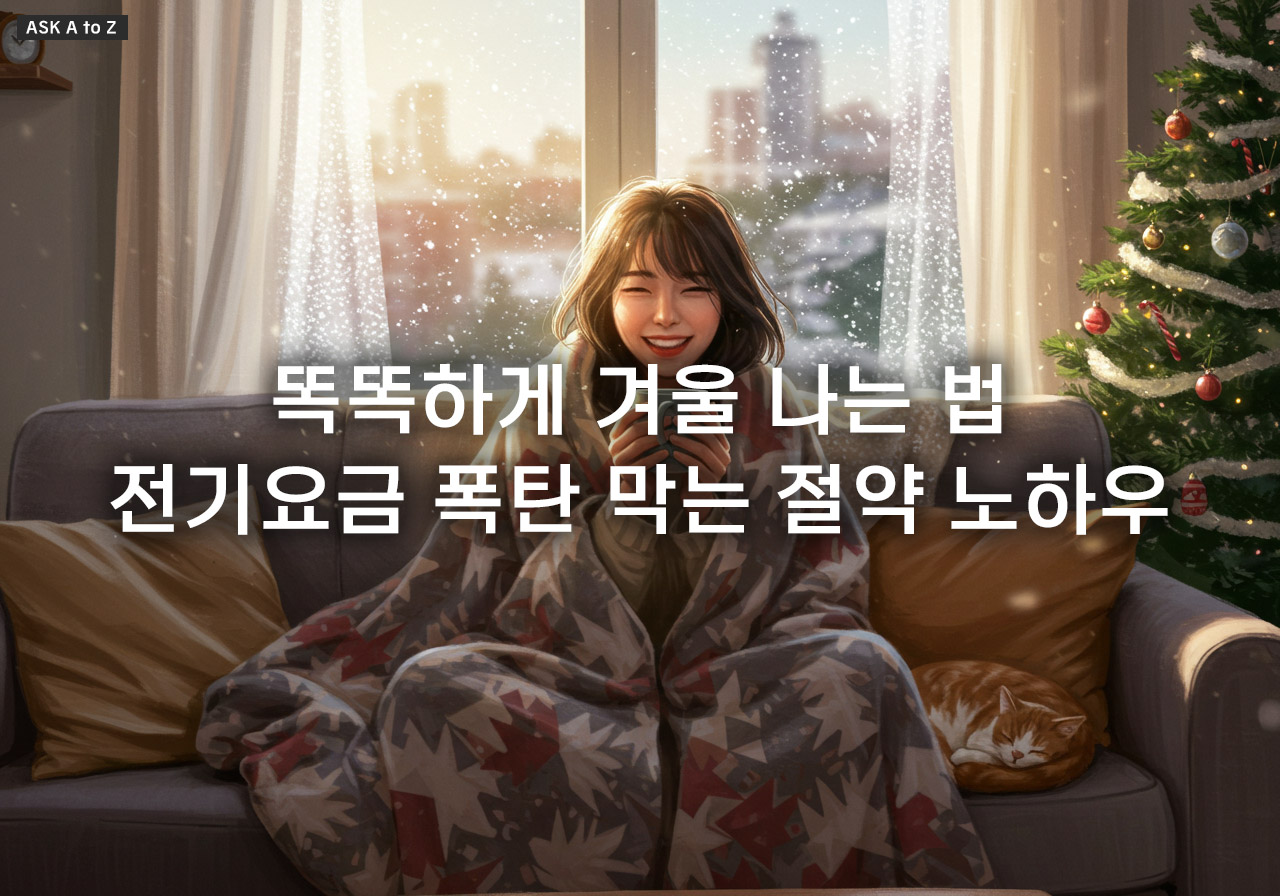 겨울철 전기요금 아끼는 팁: 난방비 폭탄 피하는 7가지 방법
