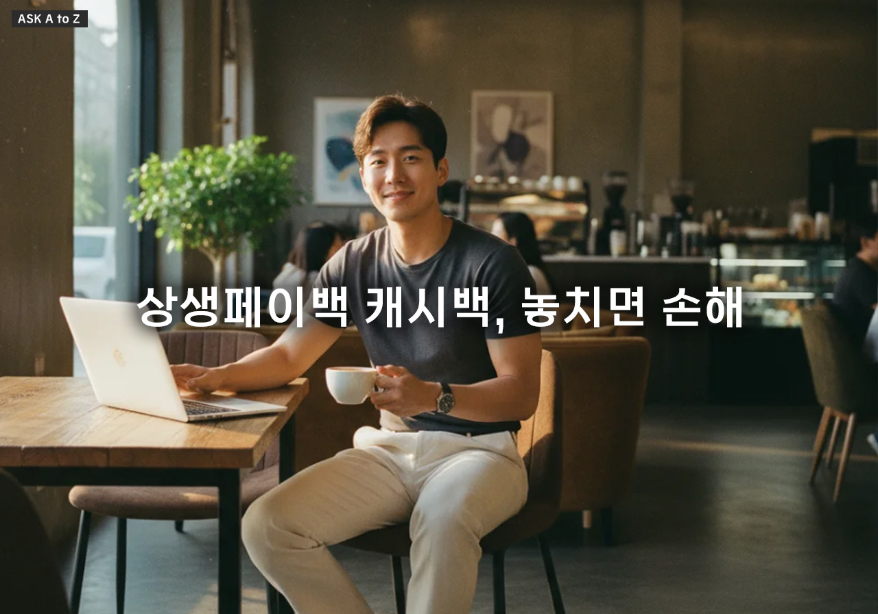 상생페이백 캐시백 적립률, 최대 혜택 받는 방법