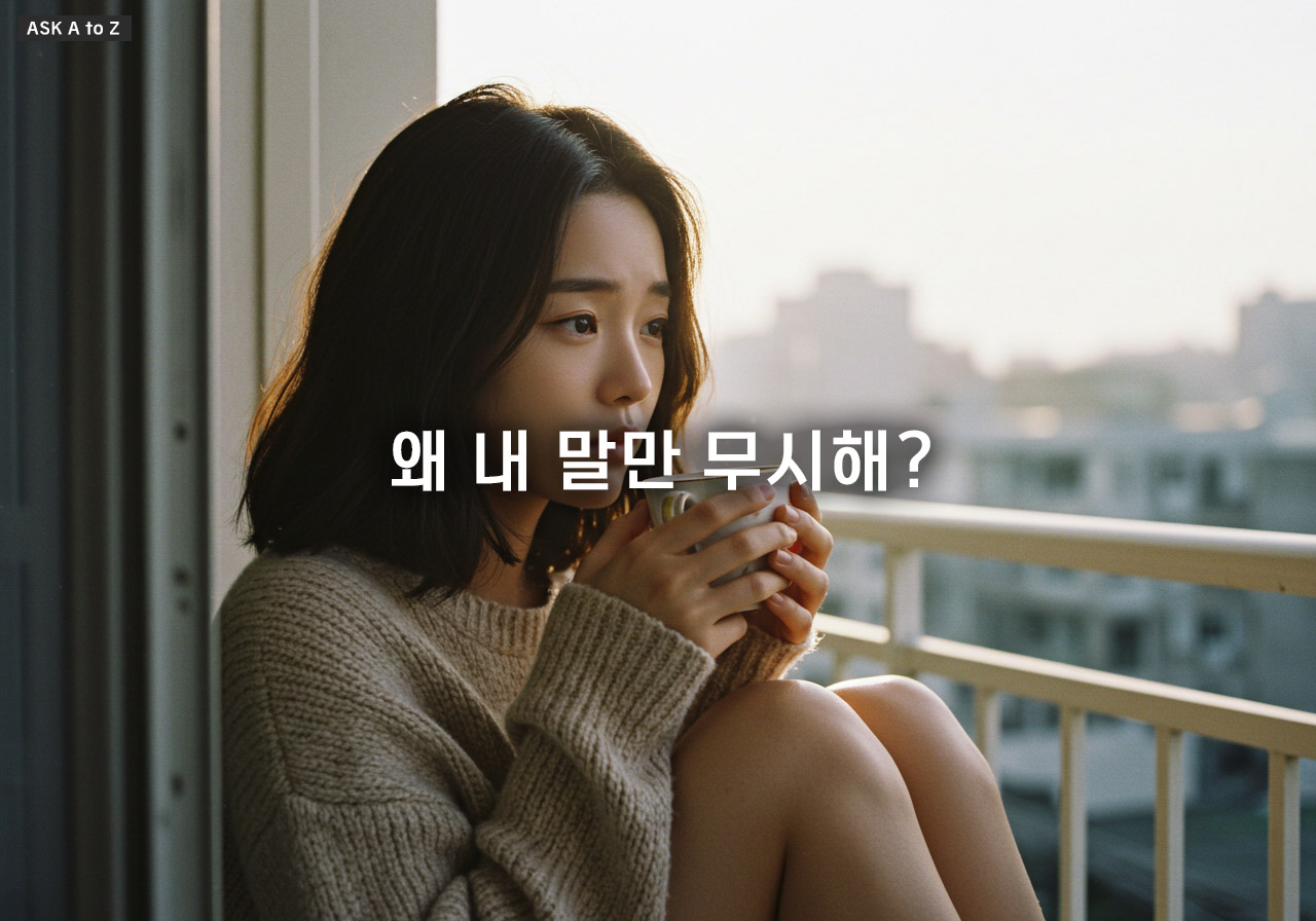 친구가 자꾸 무시할 때, 이제 더 이상 참지 마세요!