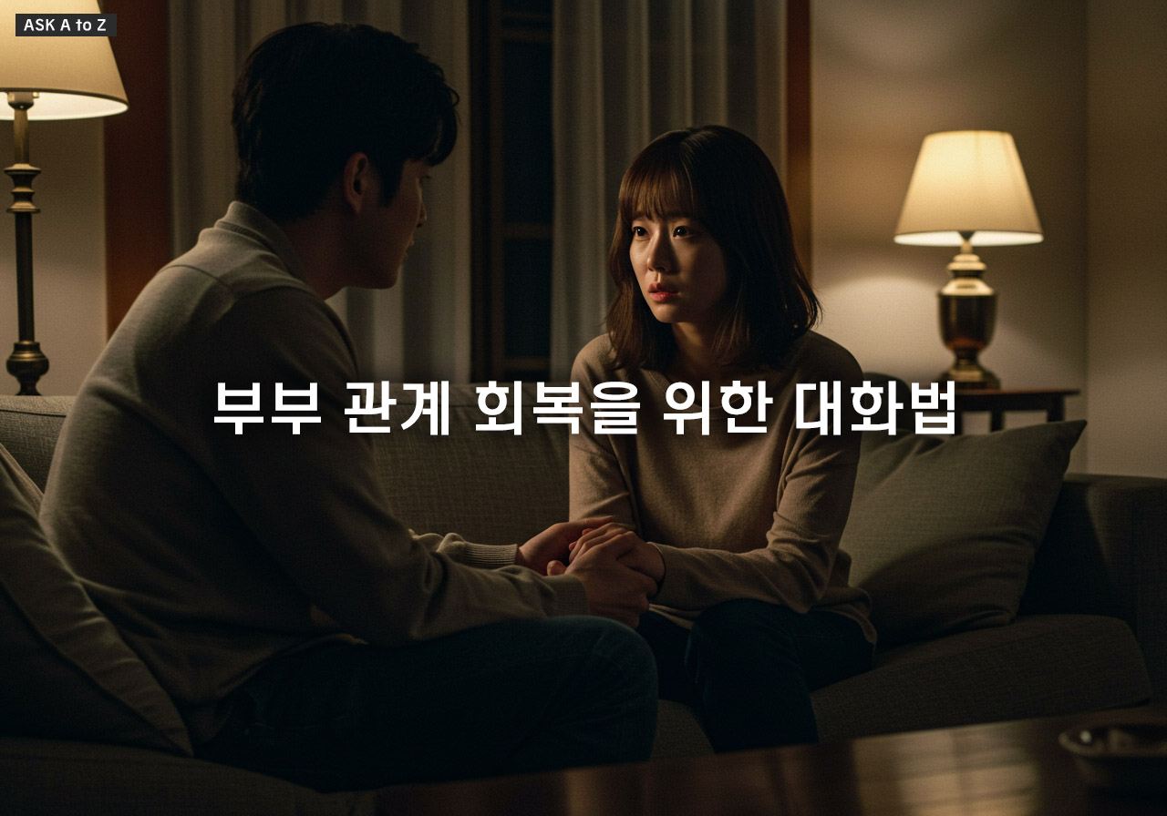 대화가 단절된 부부라면, 이 3가지 방법을 꼭 시도해보세요