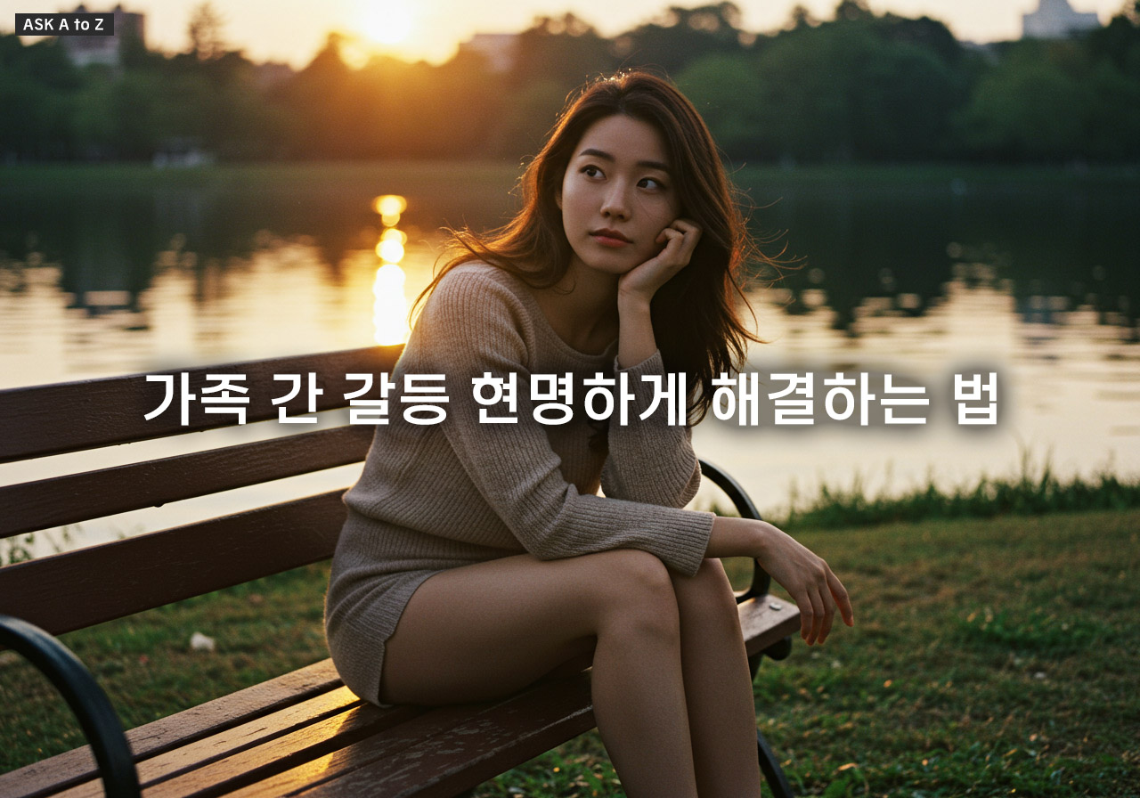 가족 간 갈등 현명하게 해결하는 방법: 따뜻한 관계를 위한 3가지 솔루션