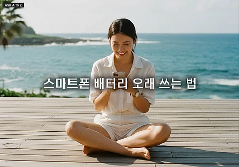 스마트폰 배터리 오래 쓰는 법 총정리: 수명 연장 꿀팁 4가지와 충전 습관 최적화