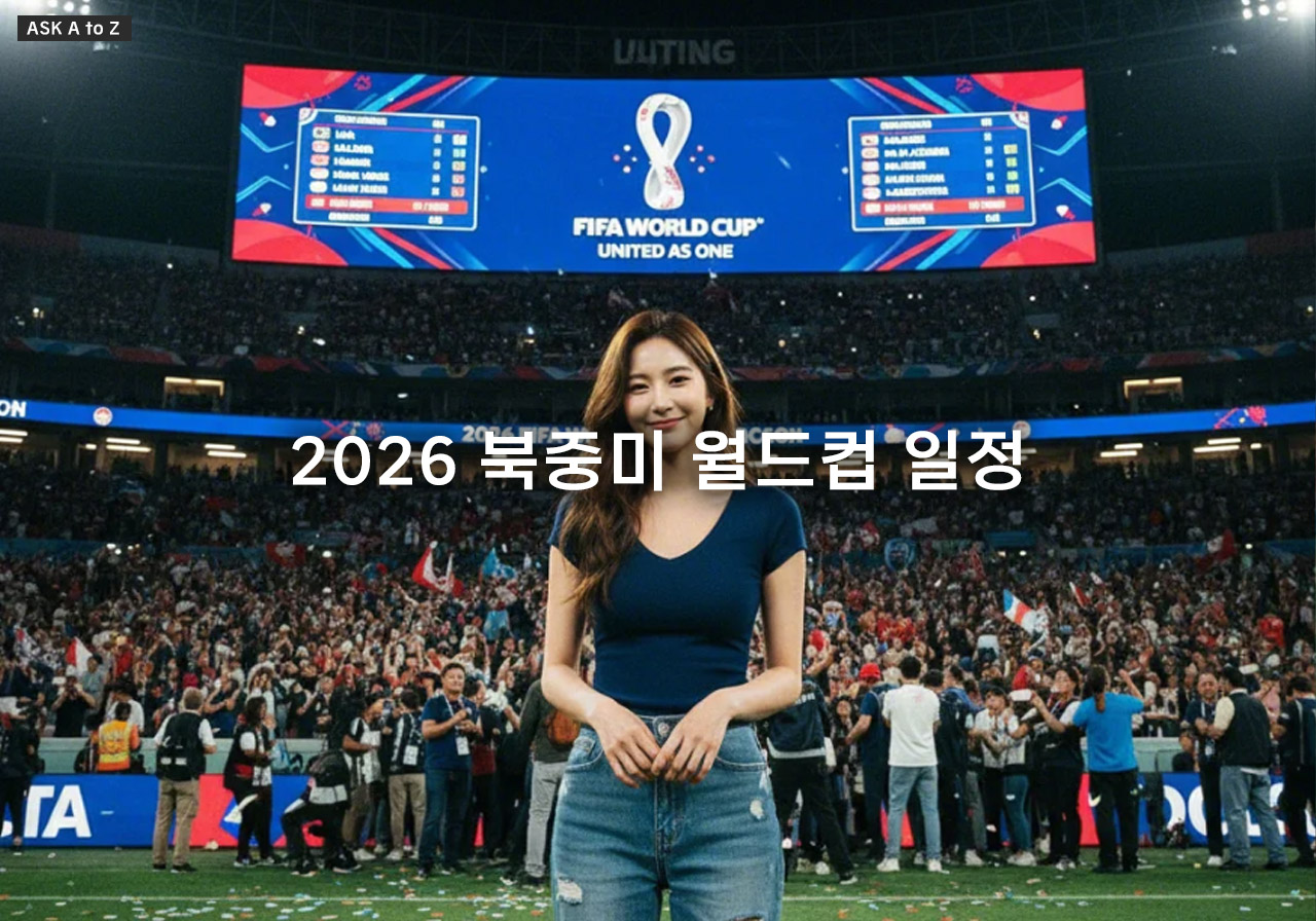 2026 북중미 월드컵 일정 및 개최 도시별 주요 경기 일정