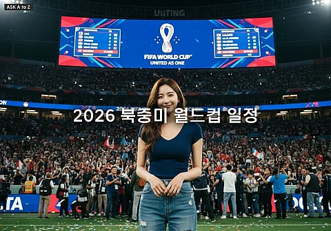 2026 북중미 월드컵 일정 및 개최 도시별 주요 경기 일정 2026 북중미 월드컵 일정 및 개최 도시별 주요 경기 일정