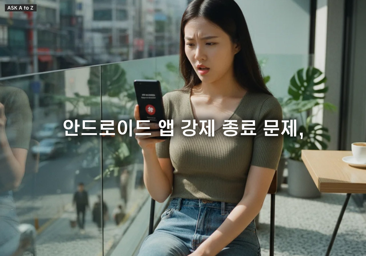 안드로이드 앱 강제 종료 문제, 초보자도 가능한 확실한 해결 방법 7가지