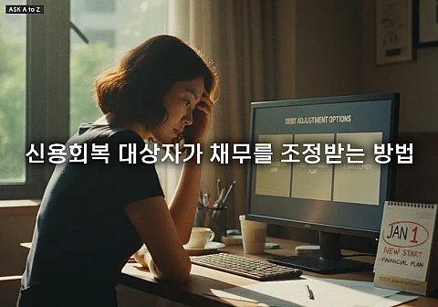 신용회복 대상자 채무 조정 방법 총정리: 신속 채무 조정, 프리워크아웃, 개인워크아웃 비교와 신청 가이드
