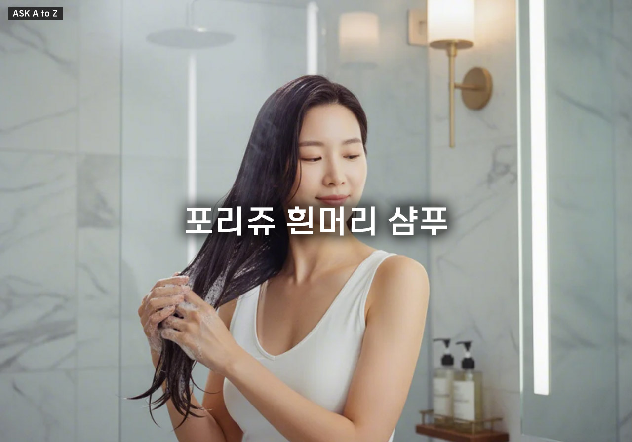 포리쥬 흰머리 샴푸 진짜 효과 있을까? 원리와 과학적 근거 총정리