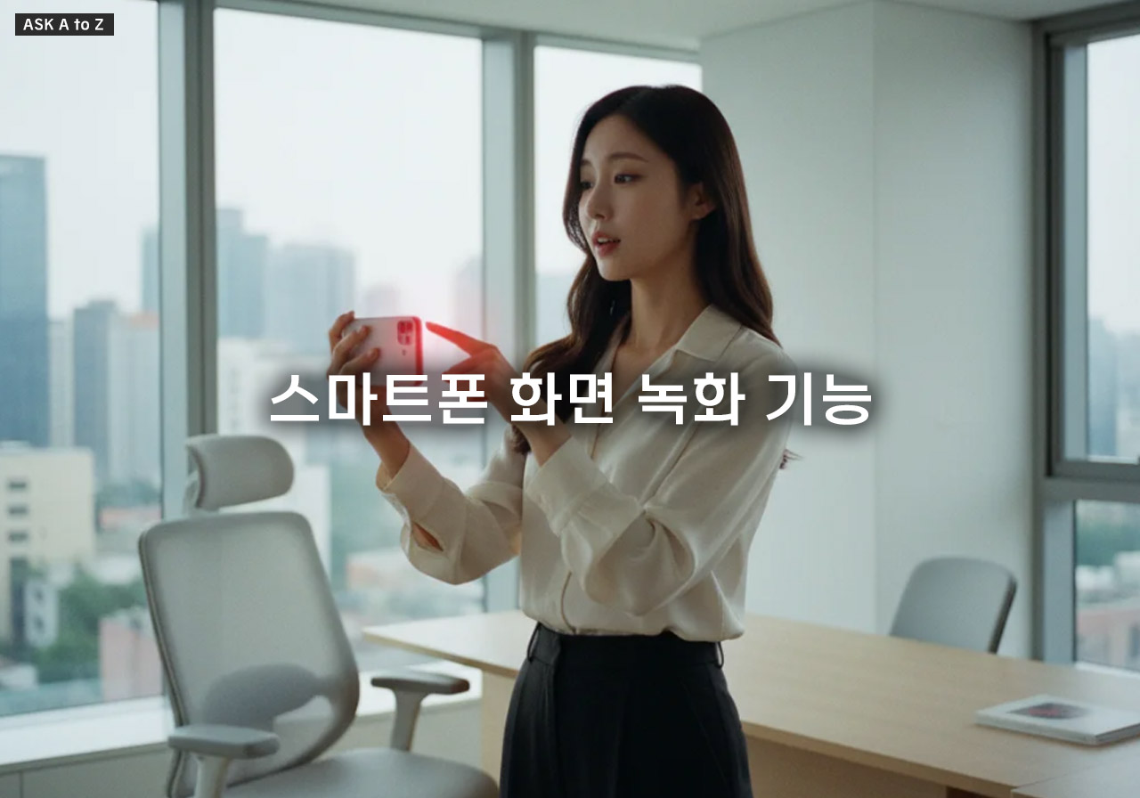 스마트폰 화면 녹화 기능: 안드로이드 아이폰 저장 위치와 활용법 총정리