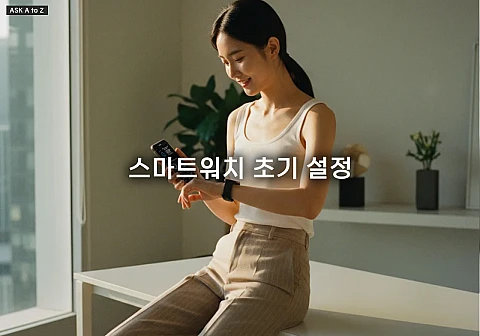 스마트워치 초기 설정 완벽 가이드: 초보자도 10분 안에 끝내는 페어링 방법