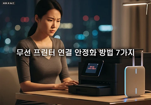 무선 프린터 연결이 안 될 때: 전문가가 알려주는 오류 해결 4단계 완벽 가이드