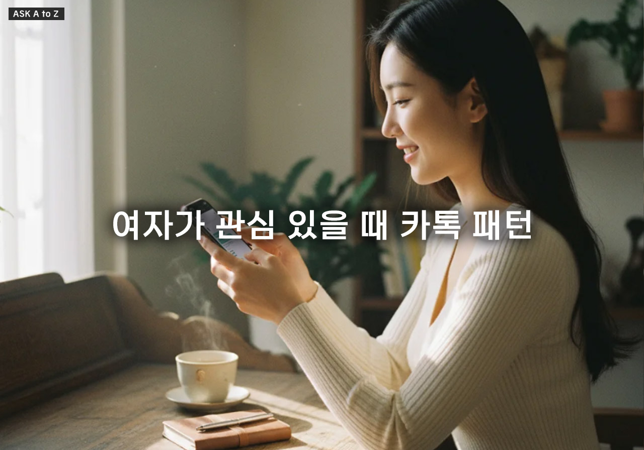 여자가 관심 있을 때 카톡 특징: 호감을 드러내는 3가지 핵심 패턴 분석