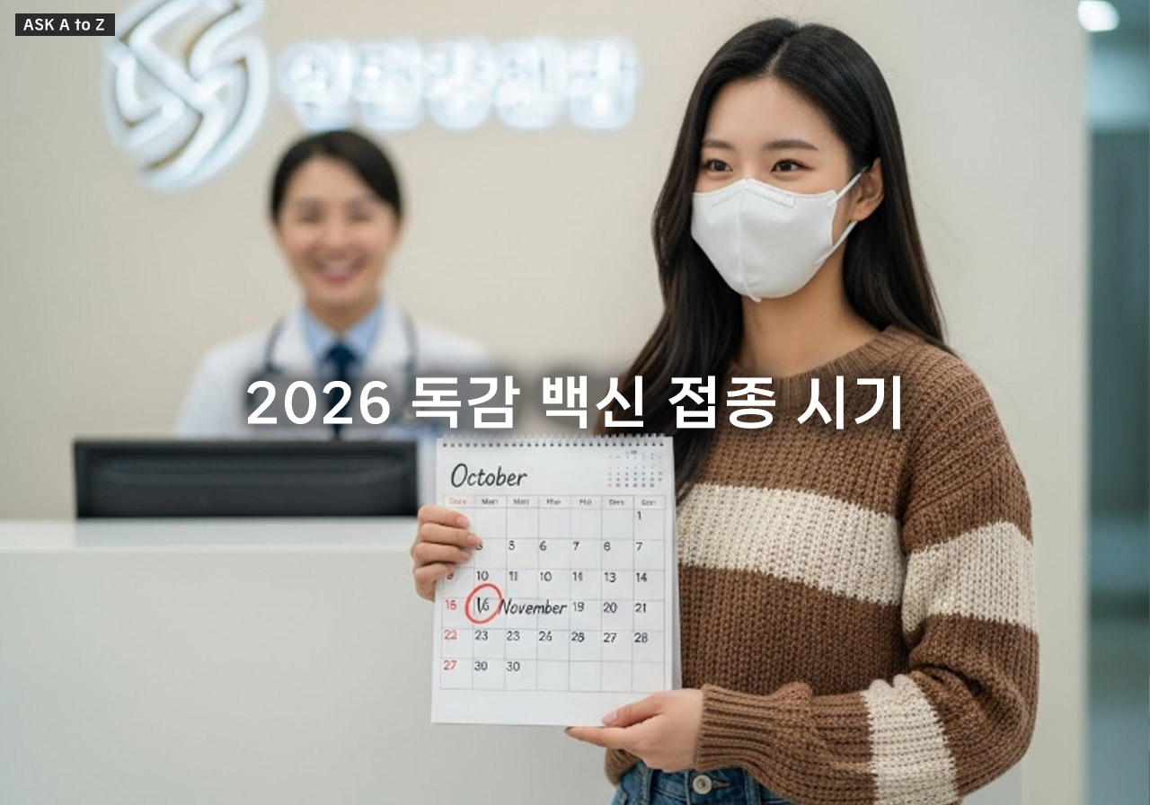 2026 독감 백신 접종 시기: 9월 말부터 11월 초, 최적 효과를 위한 가이드와 전략