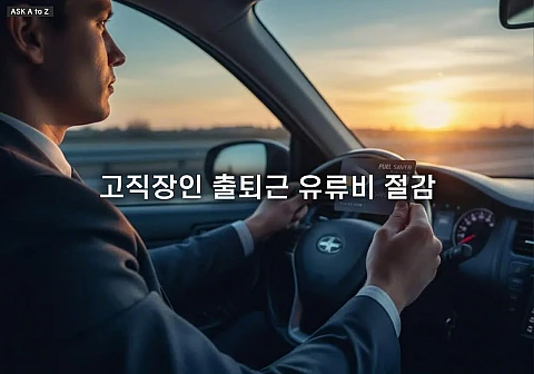 왕복 100km 직장인 주목! 매달 10만원 아끼는 출퇴근 유류비 절감 노하우 (2025 최신판)