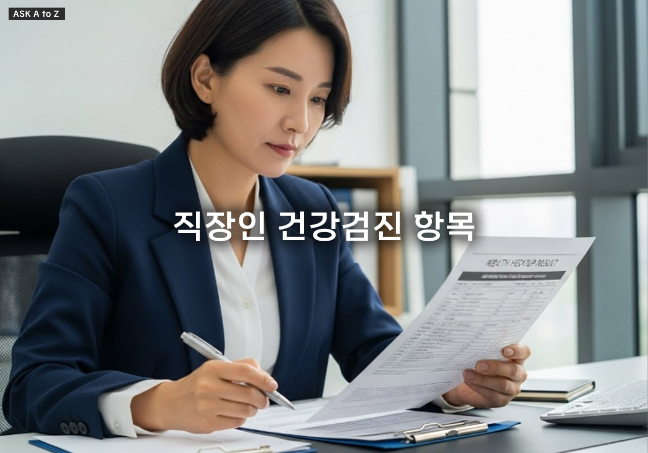 놓치면 안 될 직장인 건강검진 필수 항목 5가지 분석