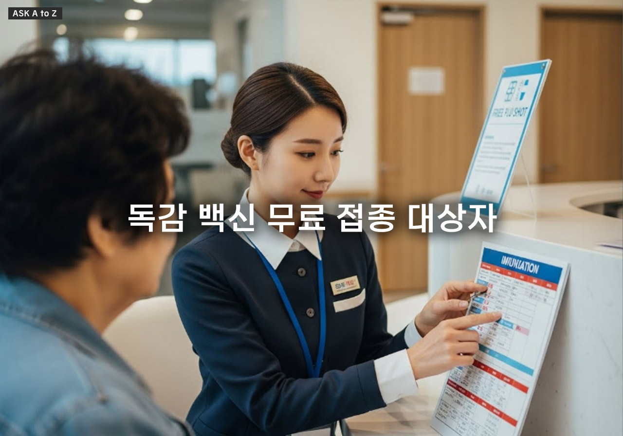 독감 백신 무료 접종 대상자: 2026년 어린이, 임신부, 어르신 상세 지원 및 접종 시기