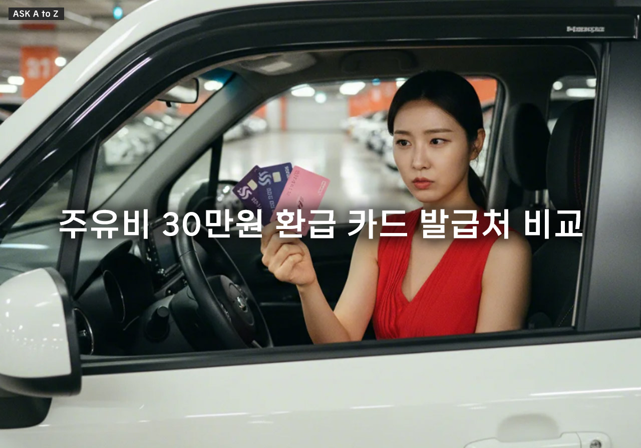 주유비 30만원 환급 카드 발급처 3사 비교: 최고의 혜택 카드를 찾아라