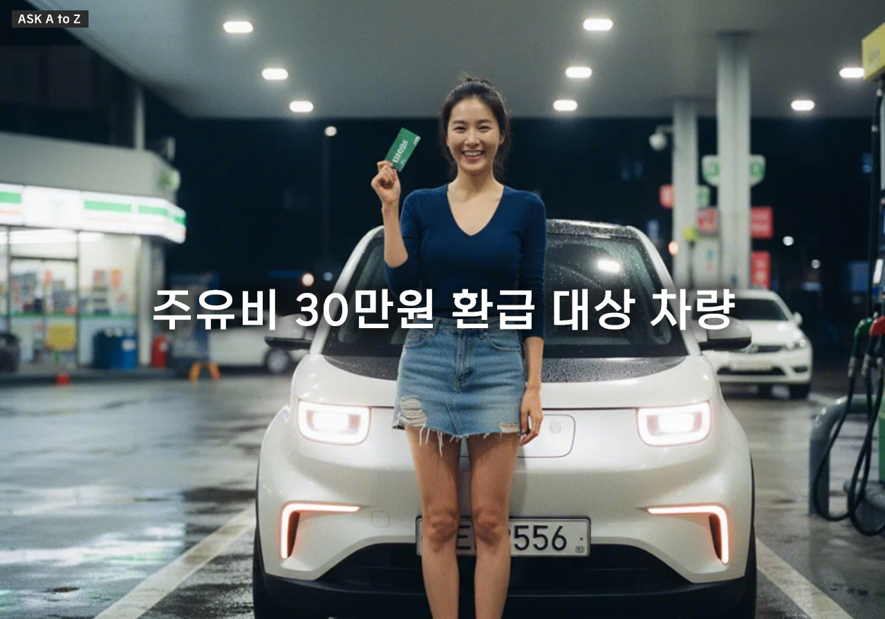 주유비 30만원 환급 대상 차량, 경차 유류세 환급 조건 및 카드 발급 방법