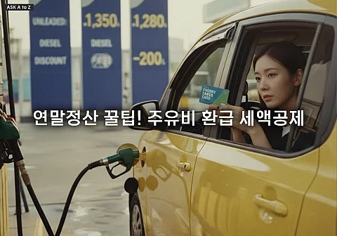 연말정산 꿀팁! 주유비 환급 세액공제 한도 30만원, 경차 유류세 환급 완벽 가이드