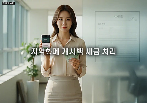 지역화폐 캐시백 세금 처리, 국세청 기준 비과세와 연말정산 소득공제 꿀팁