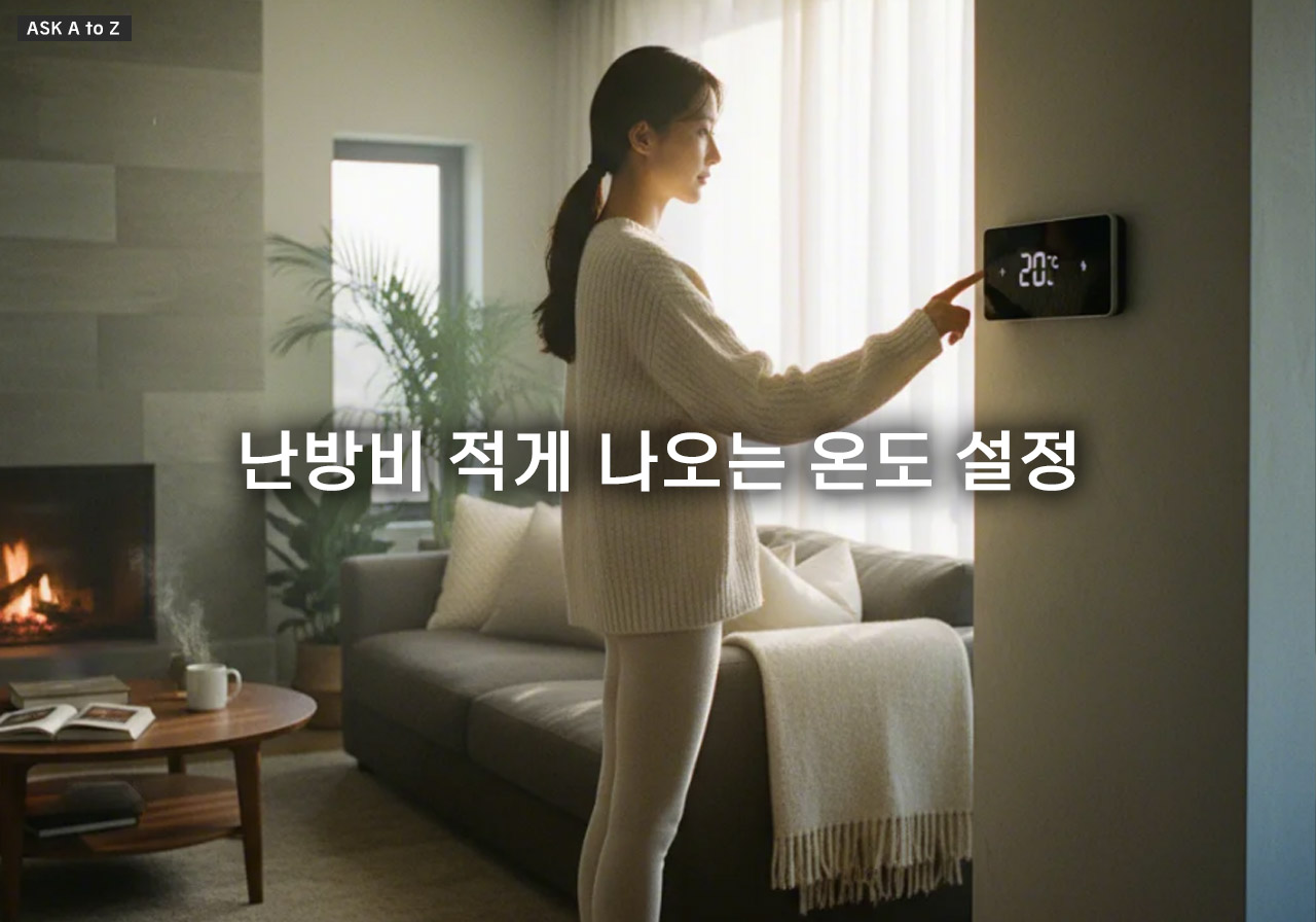 난방비 적게 나오는 온도 설정: 실내 20°C 유지와 보일러 효율 높이는 5가지 팁