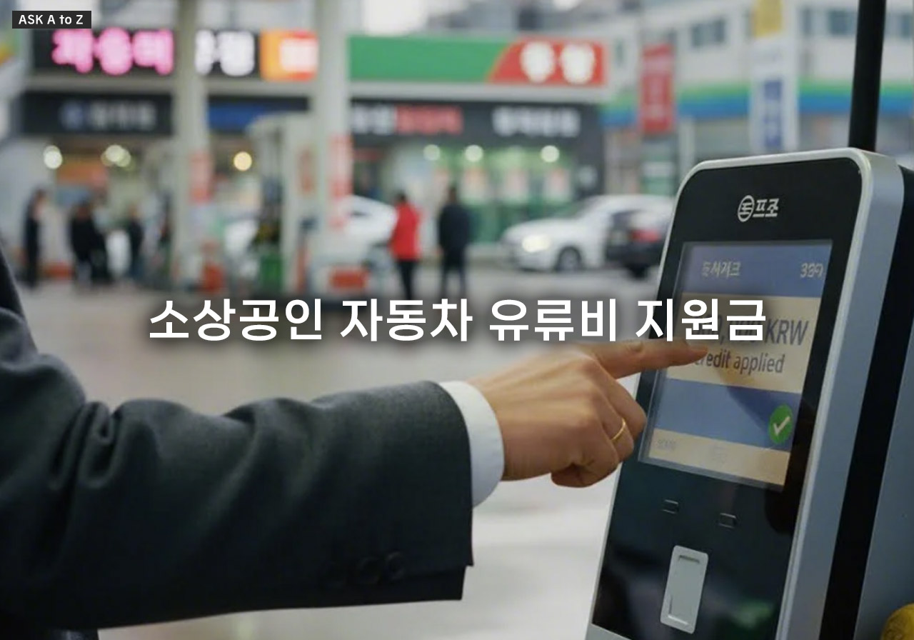 2025년 소상공인 자동차 유류비 지원금 50만원! 크레딧 사용처 및 신청 기간 (최신 정보)