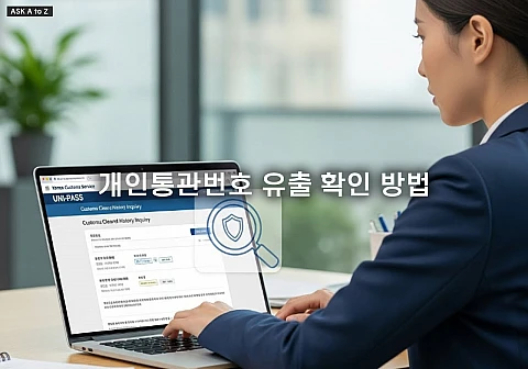 개인통관번호 유출 확인 방법: 관세청 통관 내역 조회로 도용 여부 체크