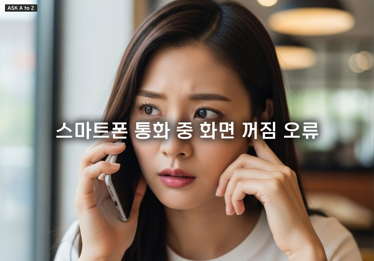 스마트폰 통화 중 화면 꺼짐 오류, 당황하지 말고 해결하는 5단계 방법