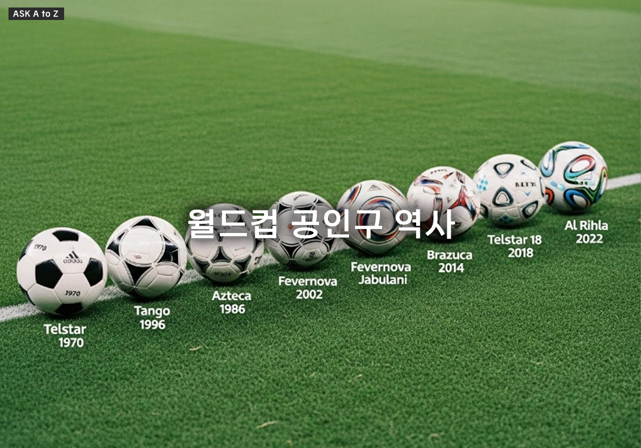 월드컵 공인구 역사, '탱고'와 '알 리흘라'를 중심으로 본 디자인과 기술 변화
