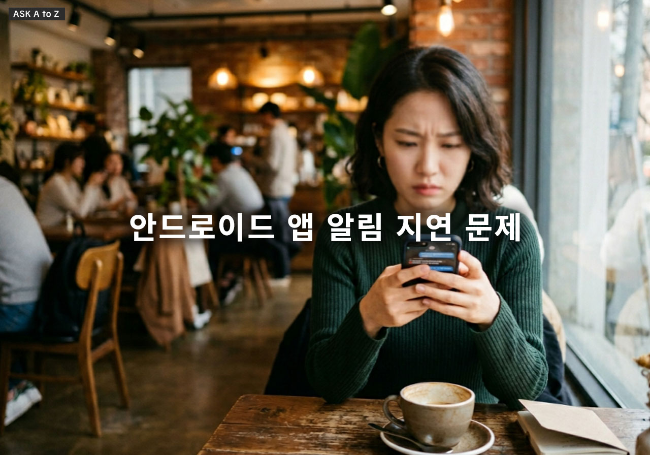 안드로이드 앱 알림 지연 문제를 해결하는 3가지 실전 설정 방법