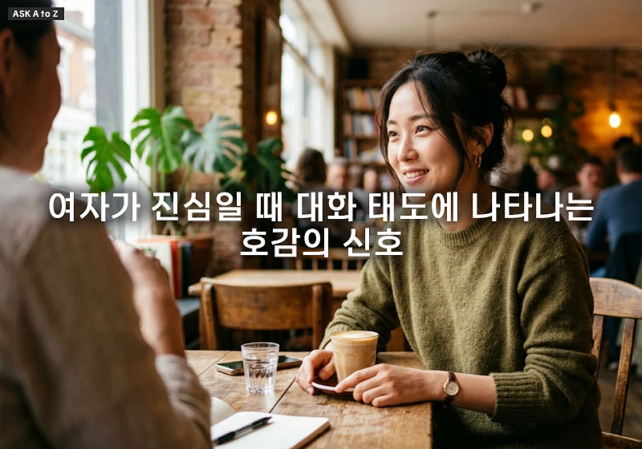여자가 진심일 때 대화 태도에 나타나는 호감의 신호와 속마음 해석