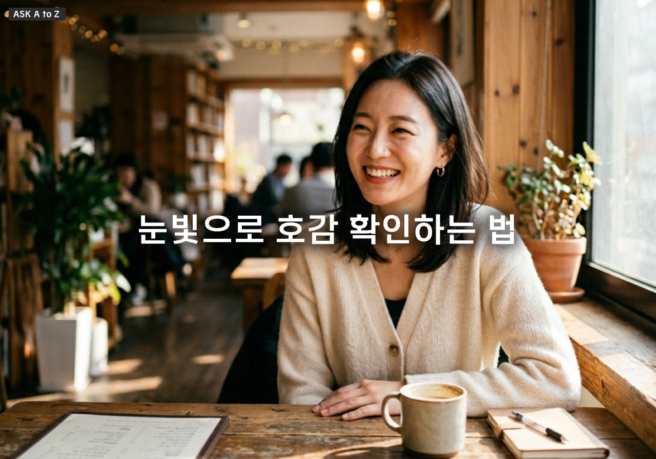 눈빛으로 호감 확인하는 법과 상대의 마음을 읽는 심리 신호 정리