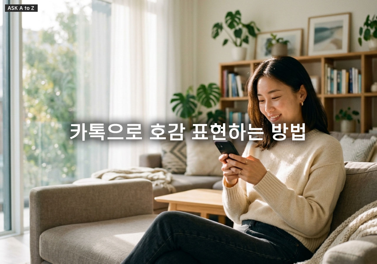 카톡으로 호감 표현하는 방법과 자연스럽게 대화 이어가는 전략
