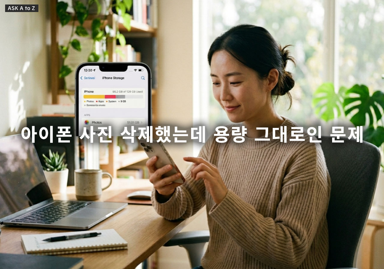 아이폰 사진 삭제했는데 용량 그대로인 문제 해결하는 3가지 방법