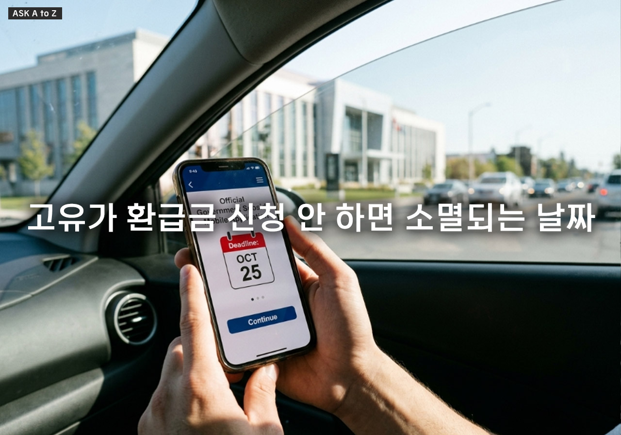 고유가 환급금 신청 안 하면 소멸되는 날짜와 예산 마감 기한 확인