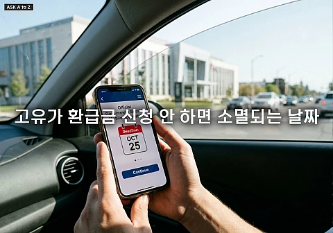 고유가 환급금 신청 안 하면 소멸되는 날짜와 예산 마감 기한 확인