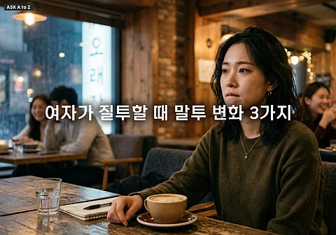 여자가 질투할 때 말투 변화 3가지와 숨겨진 속마음 이해하기